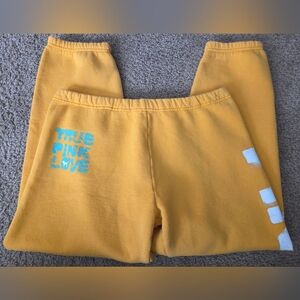 PINK Victoria's Secret Vintage Cropped Activewear Sweatpants/Joggers